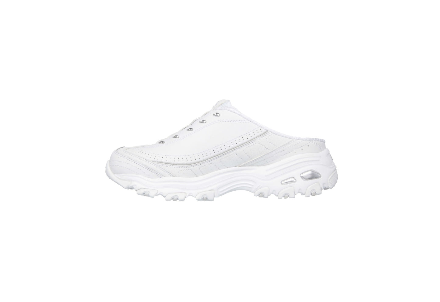 Skechers Women's D'Lites Bright Sky, White/Silver