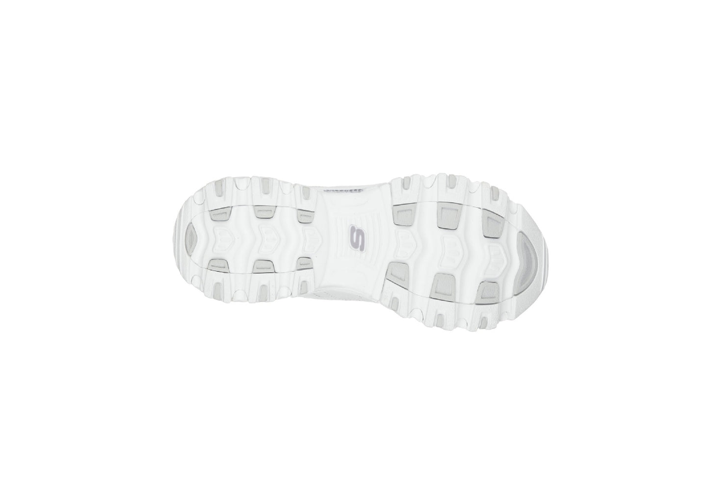 Skechers Women's D'Lites Bright Sky, White/Silver