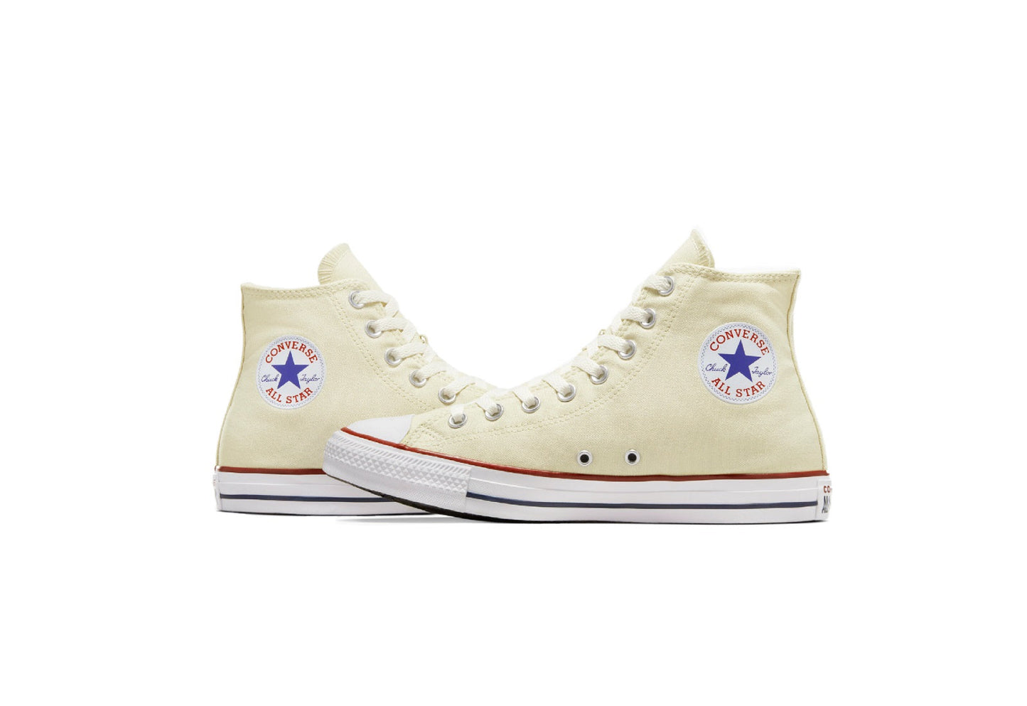 Converse Chuck Taylor All Star High Top Canvas Sneaker, Ivory (Women)
