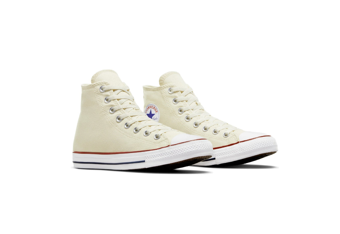 Converse Chuck Taylor All Star High Top Canvas Sneaker, Ivory (Women)