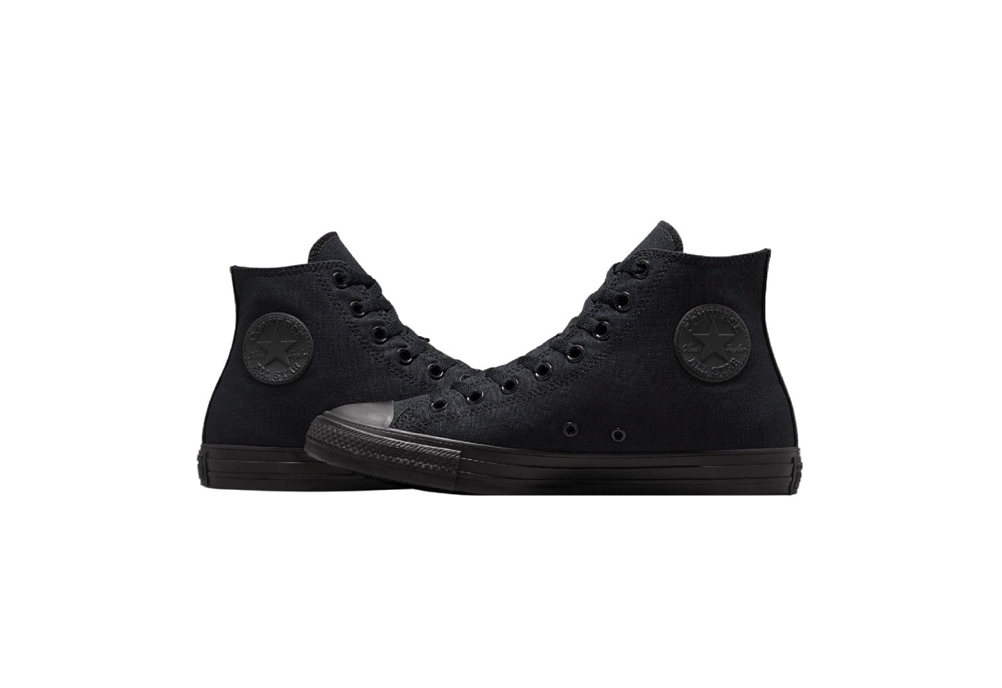 Converse Chuck Taylor All Star High Top Canvas Sneaker, Black Monochrome (Men)