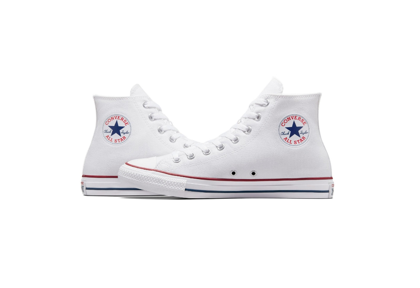 Converse Chuck Taylor All Star High Top Canvas Sneaker, Optical White (Men)