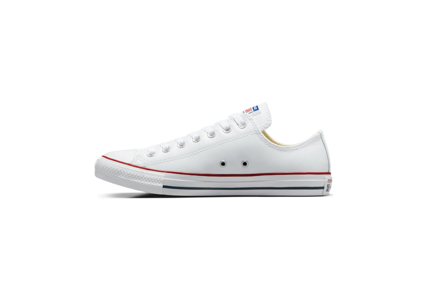 Converse Chuck Taylor All Star Low Top Leather Sneaker, White (Men)
