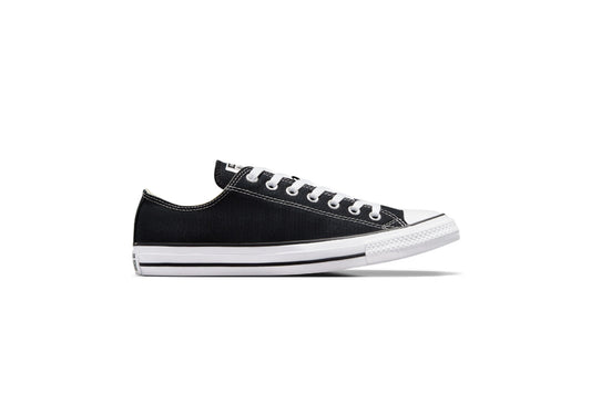 Converse Chuck Taylor All Star Low Top Canvas Sneaker, Black/White (Women)