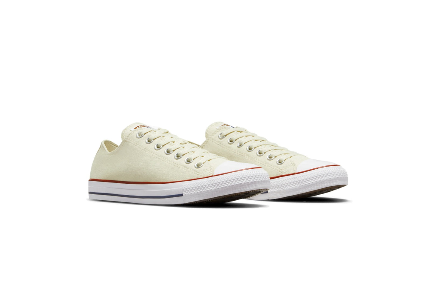 Converse Chuck Taylor All Star Low Top Canvas Sneaker, Ivory (Men)