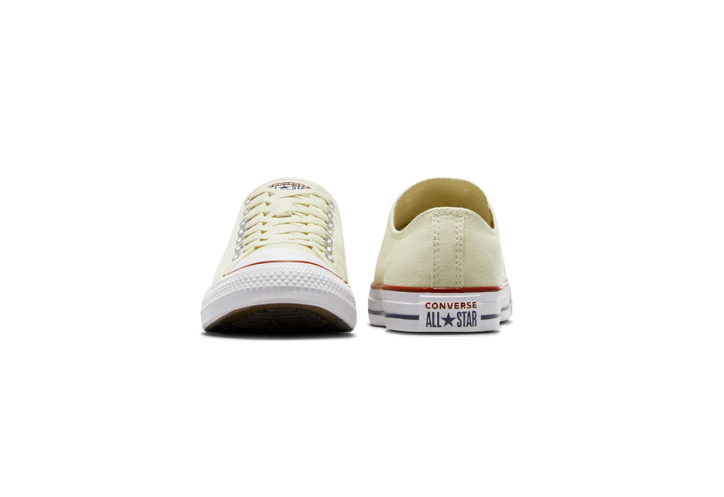 Converse Chuck Taylor All Star Low Top Canvas Sneaker, Ivory (Men)