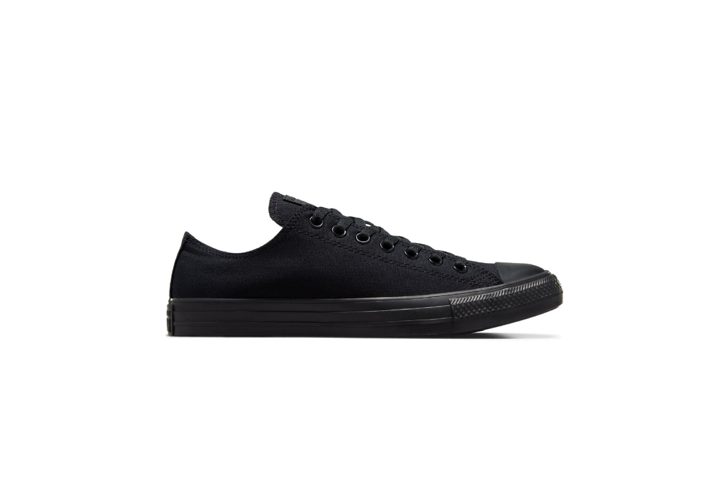 Converse Chuck Taylor All Star Low Top Canvas Sneaker, Black Monochrome (Men)