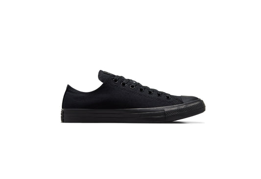 Converse Chuck Taylor All Star Low Top Canvas Sneaker, Black Monochrome (Men)