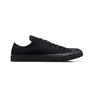 Converse Chuck Taylor All Star Low Top Canvas Sneaker, Black Monochrome (Women)