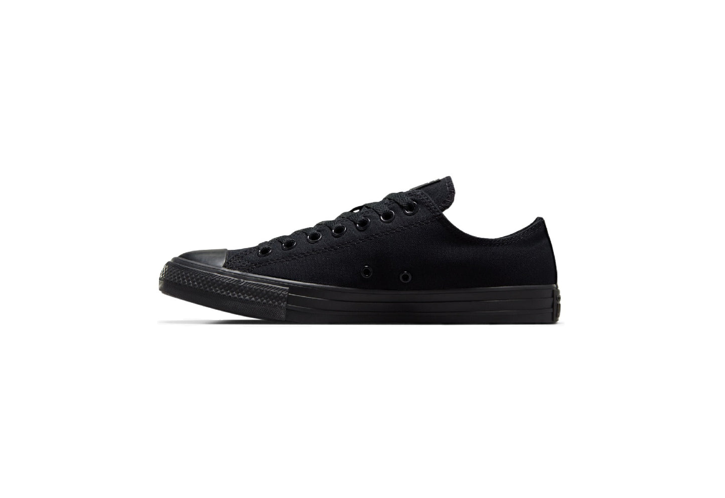 Converse Chuck Taylor All Star Low Top Canvas Sneaker, Black Monochrome (Men)