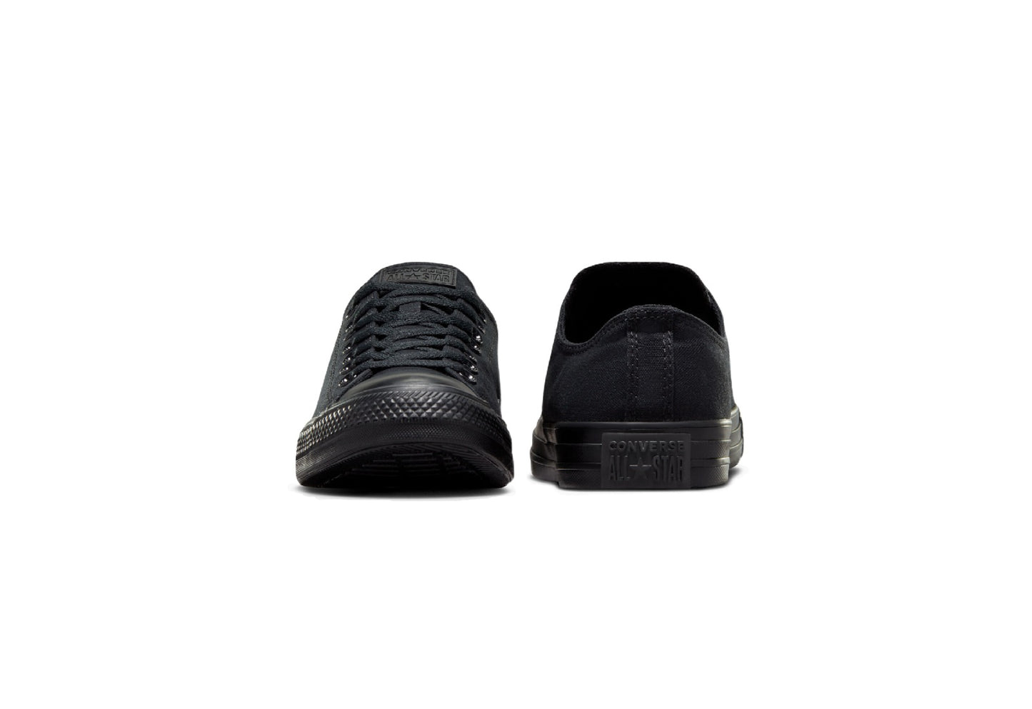Converse Chuck Taylor All Star Low Top Canvas Sneaker, Black Monochrome (Men)