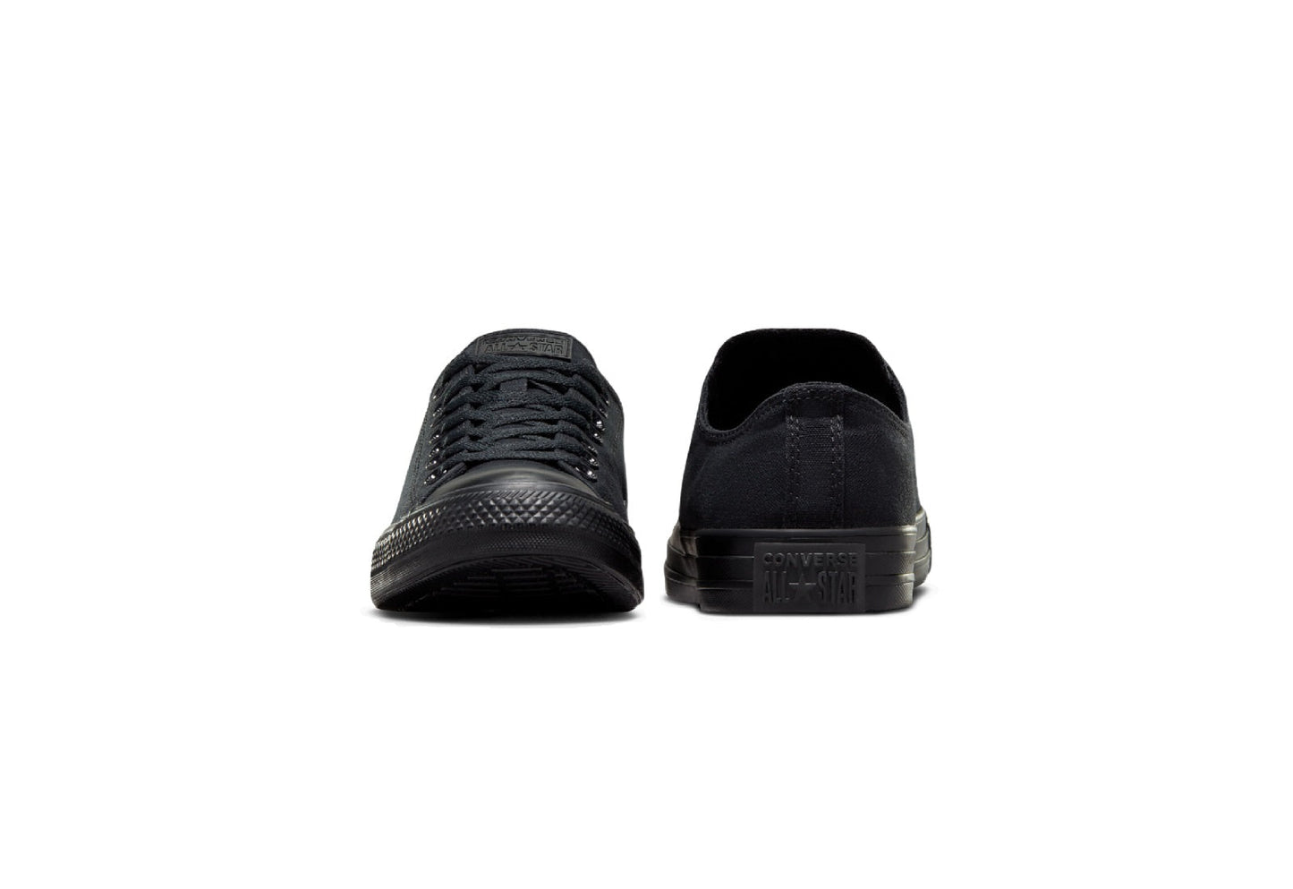 Converse Chuck Taylor All Star Low Top Canvas Sneaker, Black Monochrome (Women)