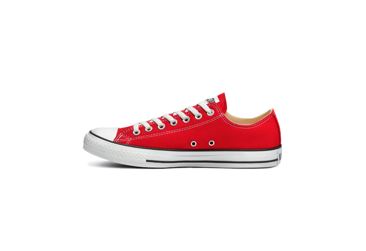 Converse Chuck Taylor All Star Low Top Canvas Sneaker, Red (Men)