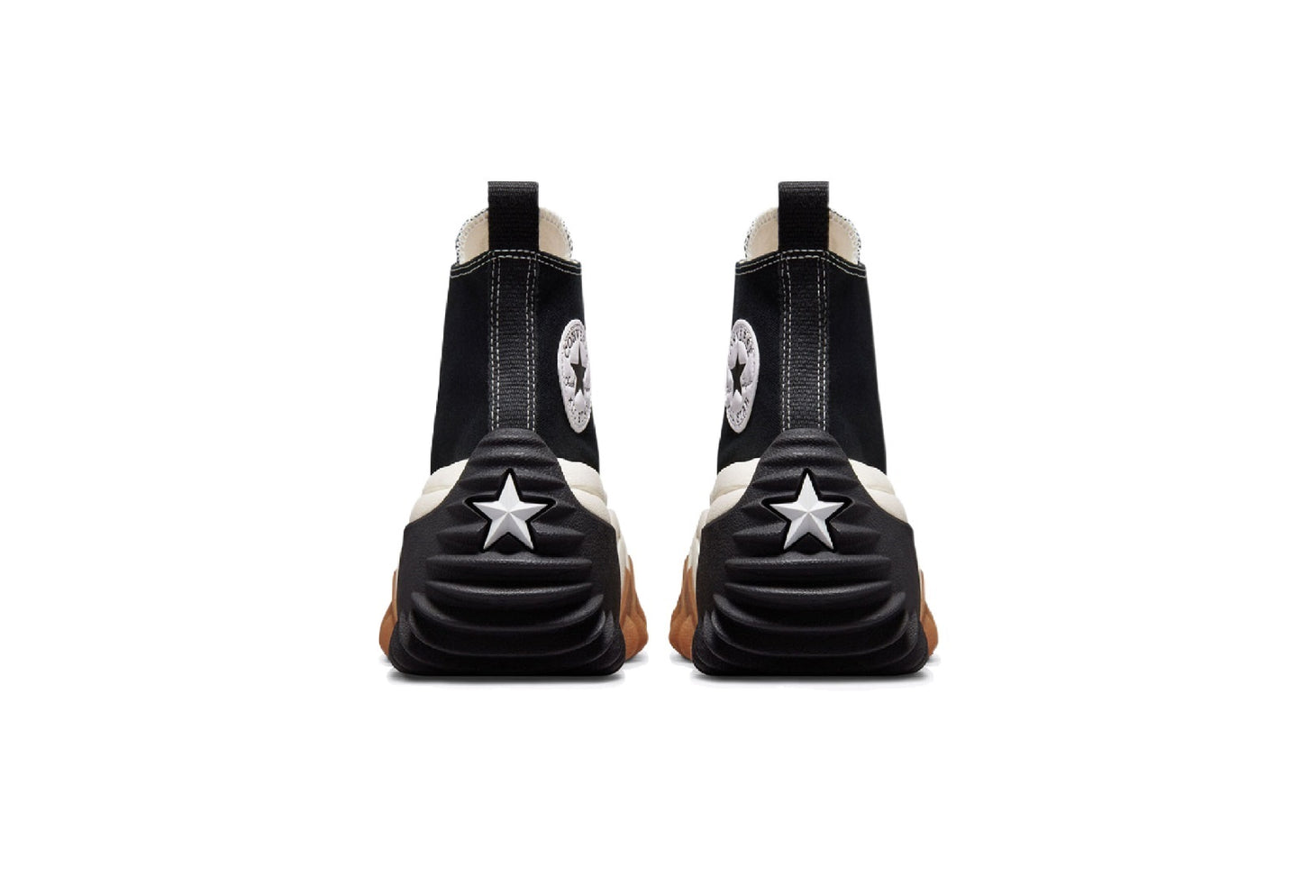 Converse Run Star Motion CX Platform High Top Canvas Sneaker, Black/White/Gum Honey (Men)