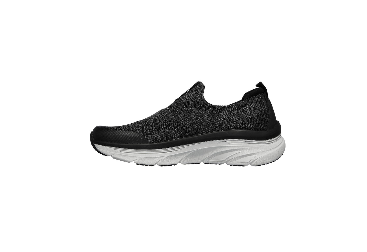 Skechers Men's D'Lux Walker - Quick Upgrade, Black/White