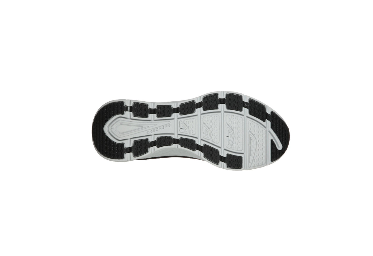 Skechers Men's D'Lux Walker - Quick Upgrade, Black/White