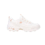 Skechers Women's D'Lites Fresh Start, White/Rose Gold