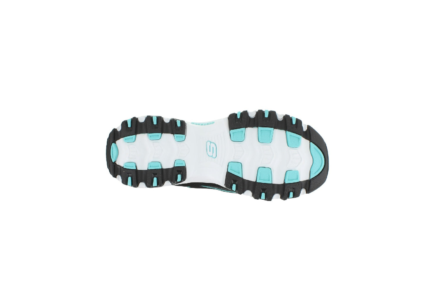 Skechers Women's D'Lites Me Time, Black/Turquoise