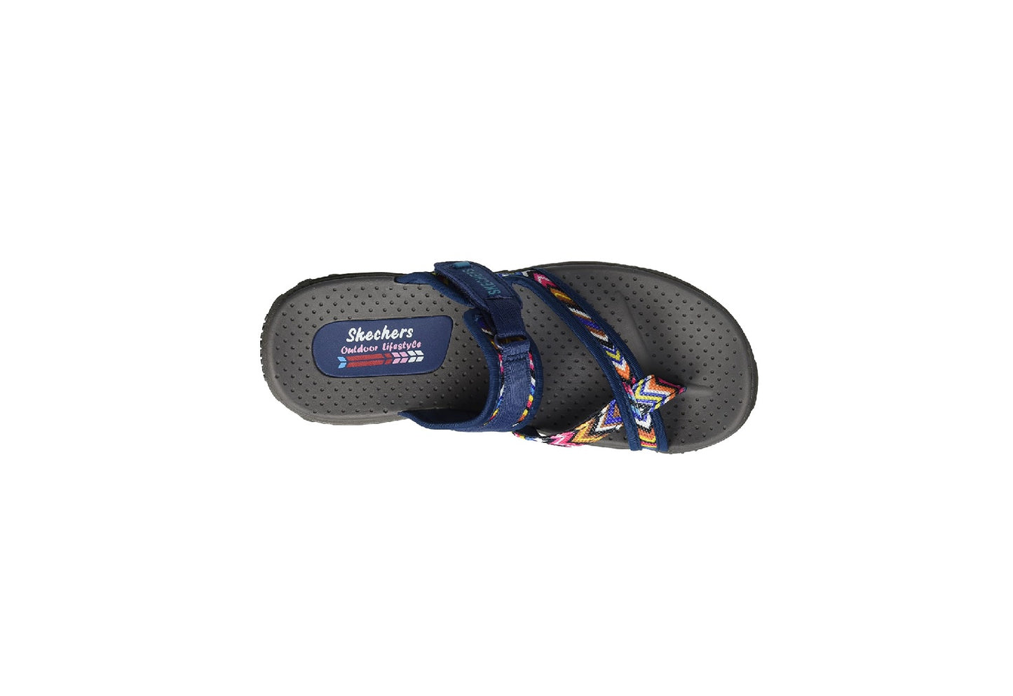 Skechers Women's Reggae - Zig Swag Sandal, Navy