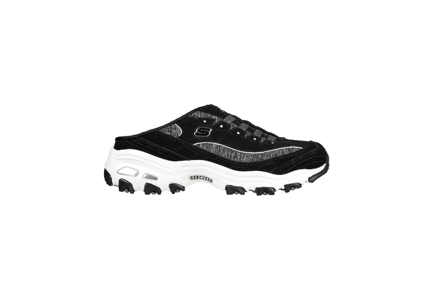 Skechers Women's D'Lites Resilient, Black/White