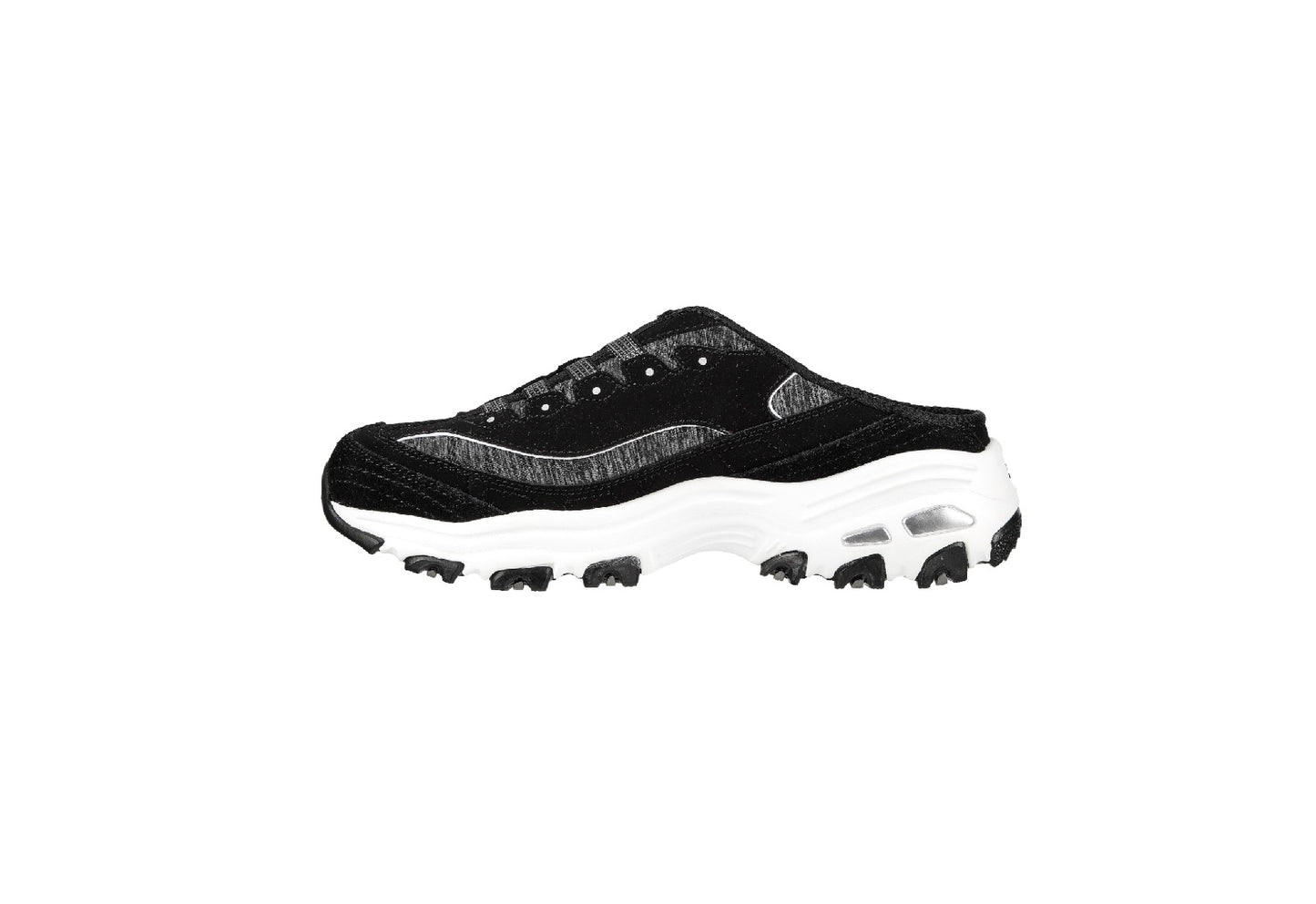 Skechers Women's D'Lites Resilient, Black/White