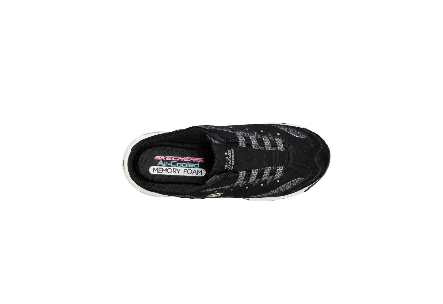 Skechers Women's D'Lites Resilient, Black/White