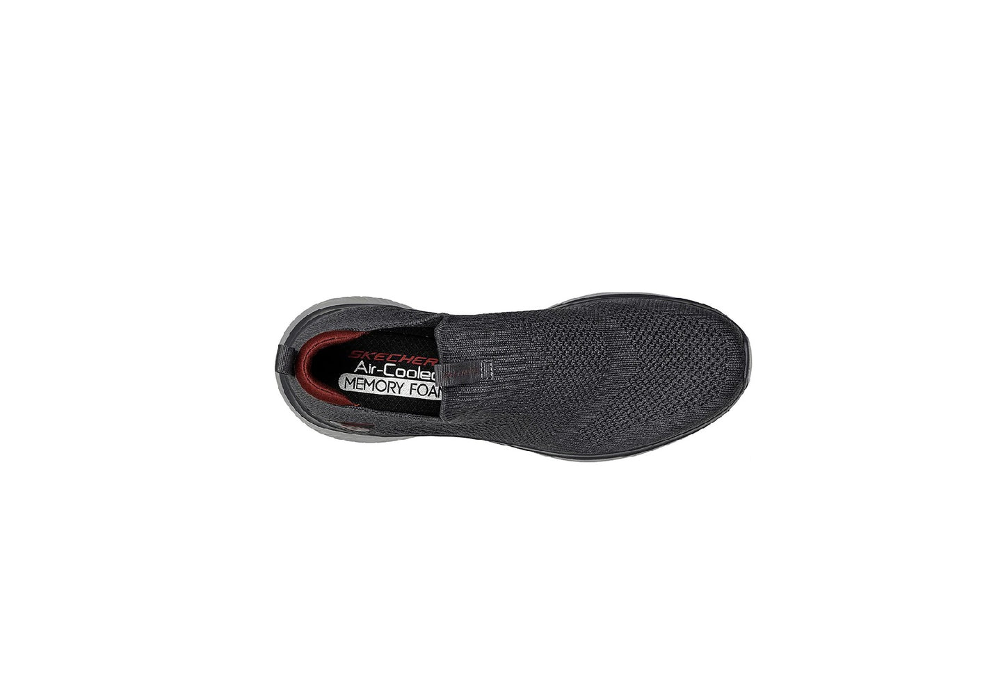 Skechers Men's Ultra Flex 3.0 - Demcheck, Charcoal/Red