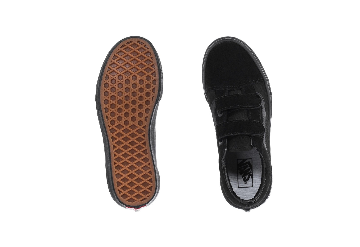 Vans Kids Old Skool V, Black/Black (Kids)