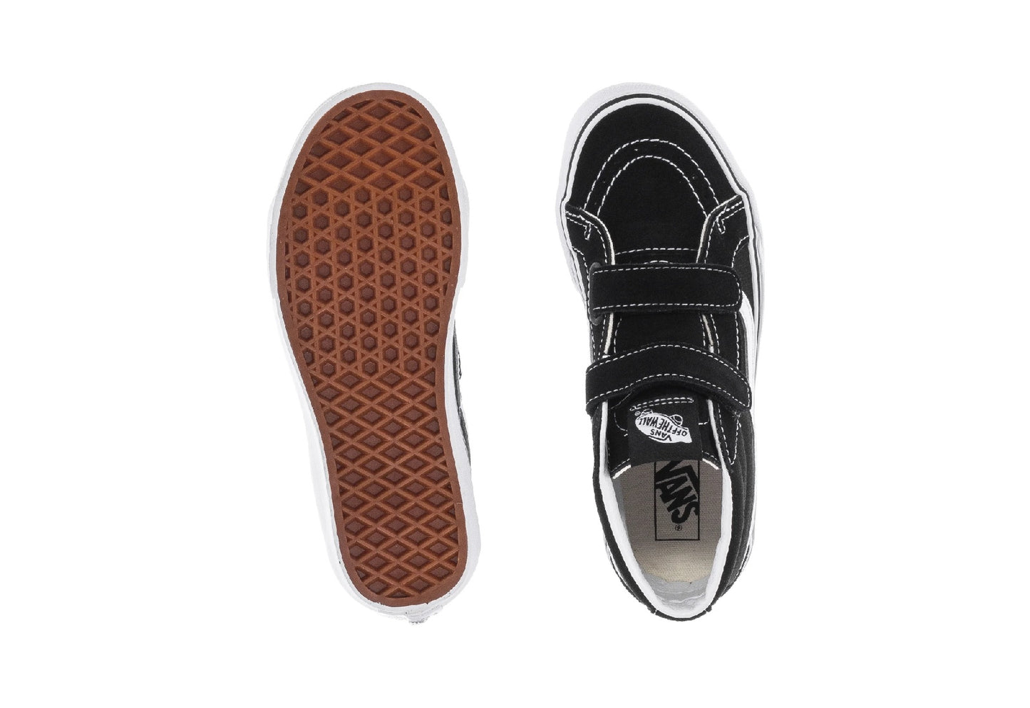 Vans Kids Sk8-Mid Reissue V, Black/True White (Kids)