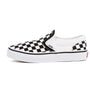 Vans Kids Classic Slip-On, Checkerboard Black/True White (Kids)
