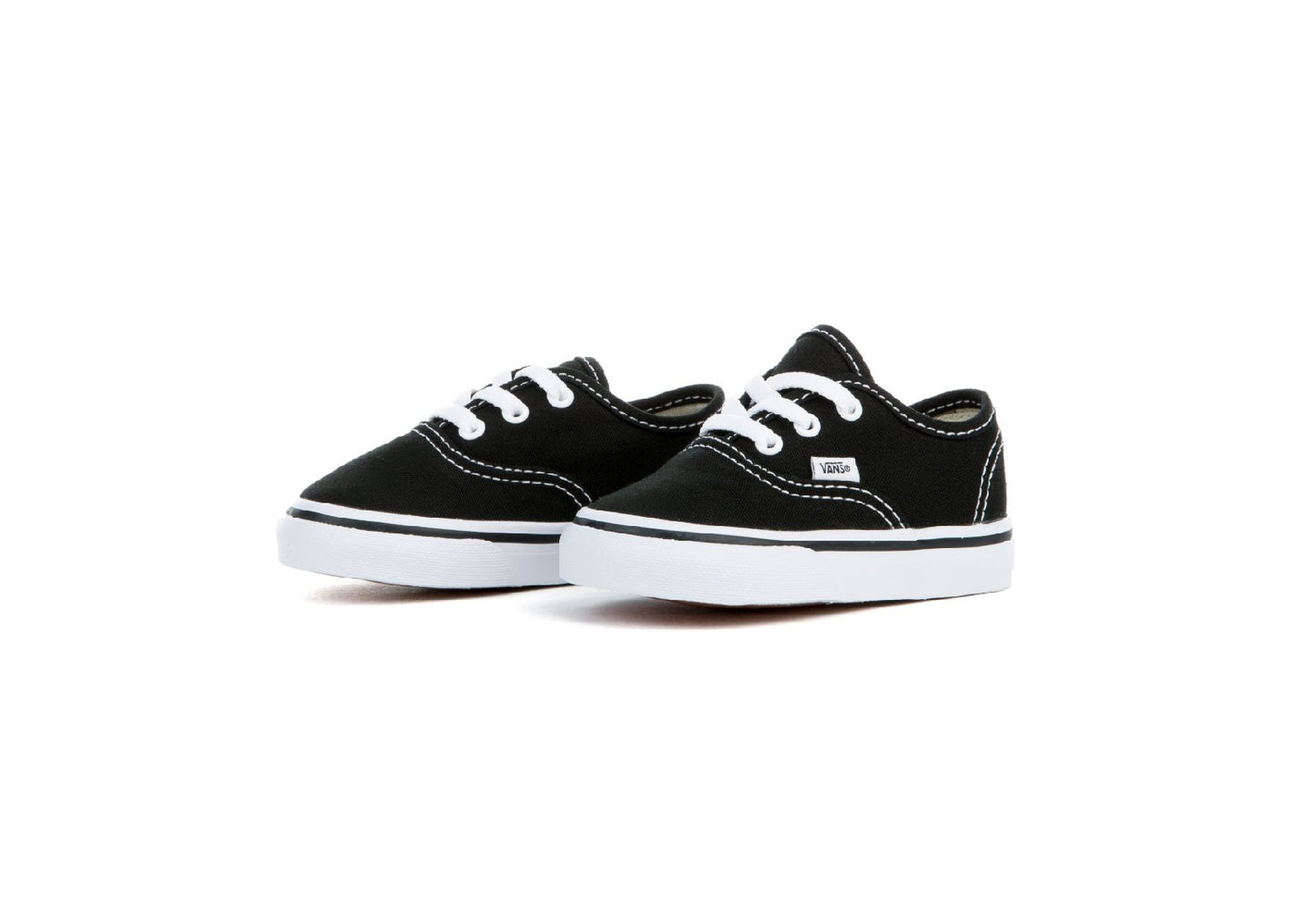 Vans Kids Authentic, Black/White (Toddler)
