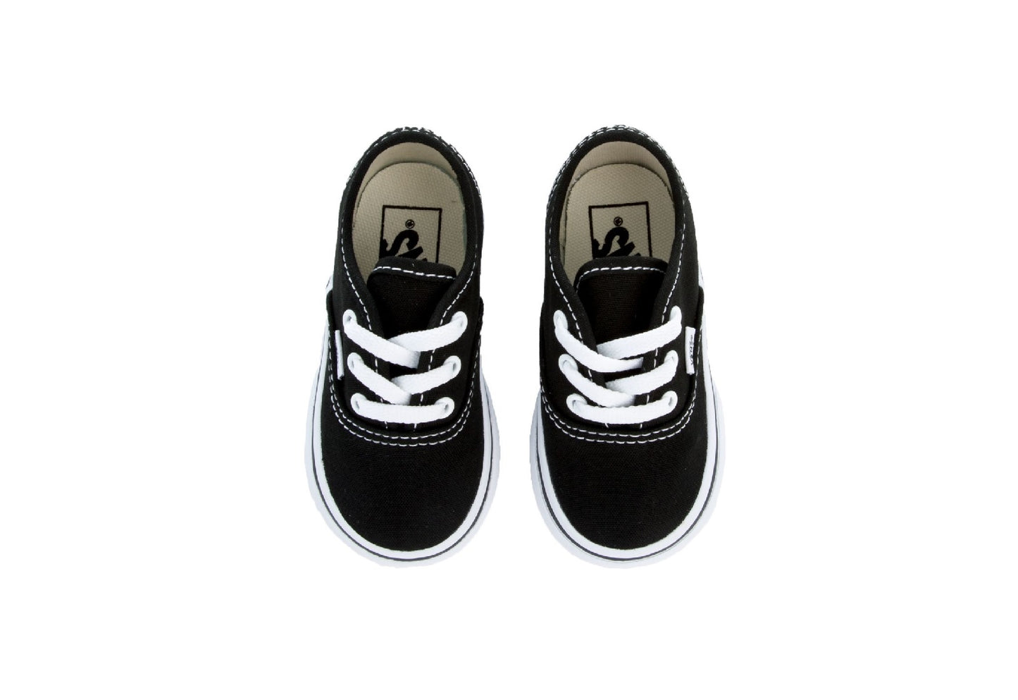 Vans Kids Authentic, Black/White (Toddler)