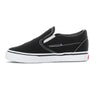 Vans Kids Classic Slip-On, Black/True White (Toddler)