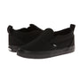 Vans Kids Slip-On V, Black/Black (Toddler)