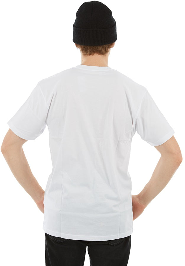 Vans Mens Left Chest Logo T-Shirt, White/Black