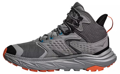 Hoka Men's Anacapa 2 Mid GTX Galactic Grey / Black Medium Width Hiking Boots