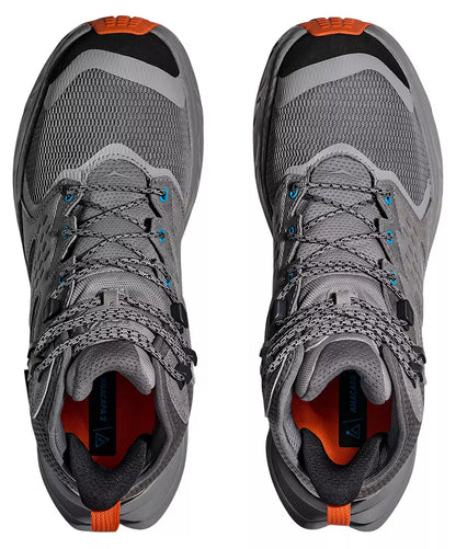 Hoka Men's Anacapa 2 Mid GTX Galactic Grey / Black Medium Width Hiking Boots