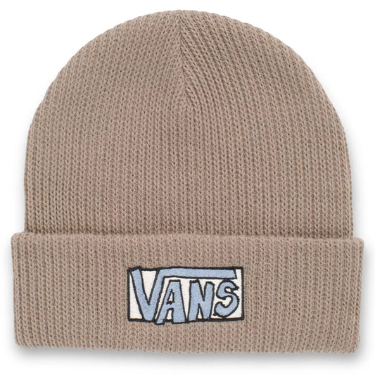 Vans Unisex Seasonal Color Beanie, (Tall Cuff) Desert Taupe, One Size