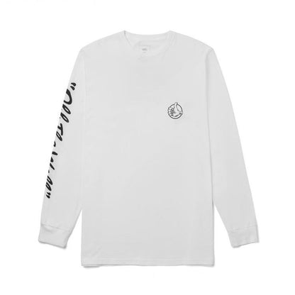 Vans Men's Long Sleeve T-Shirt, (BMX OTW) White