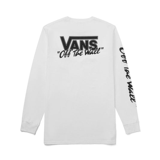 Vans Men's Long Sleeve T-Shirt, (BMX OTW) White