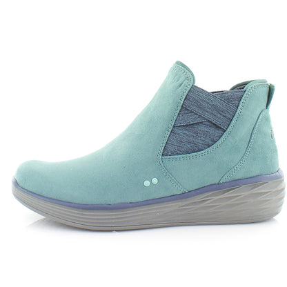 Ryka Water Repellent Stretch Ankle Noelle Boots - Artic Green