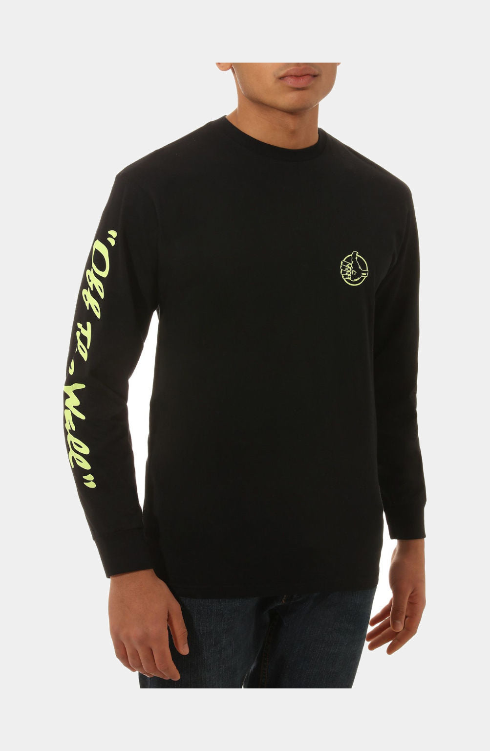 Vans Men's Long Sleeve T-Shirt, (BMX OTW) Black