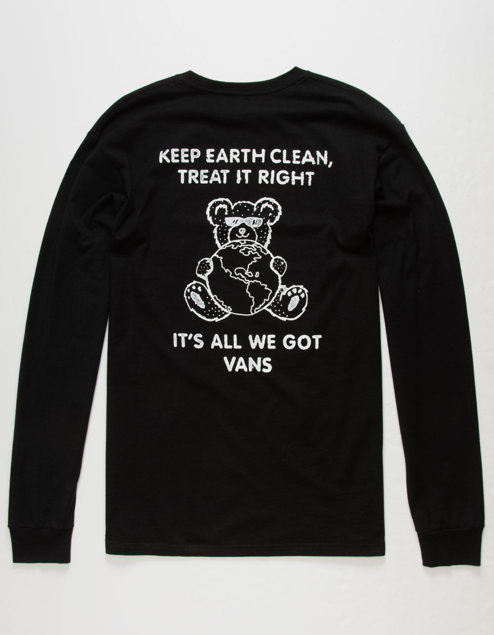 Vans Men's Long Sleeve World Code, Black