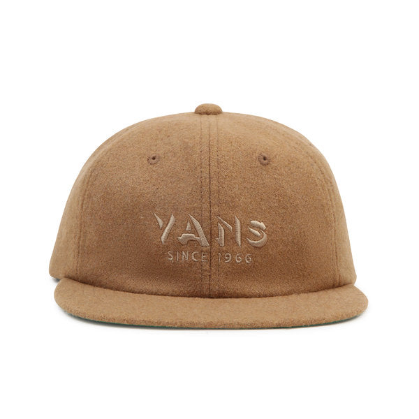 Vans Men's Snapback Unstructured Hat, (Clark Vintage) Bone Brown, One Size