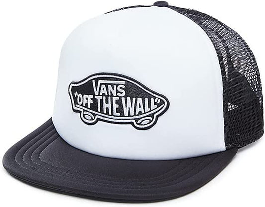 Vans Men's Snapback Hat, (Classic Patch) Black/White, One Size