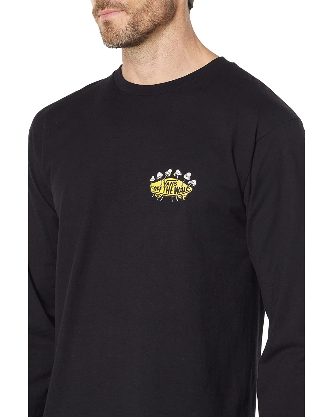 Vans Men's Overgrown OTW Long Sleeve Tee, Black