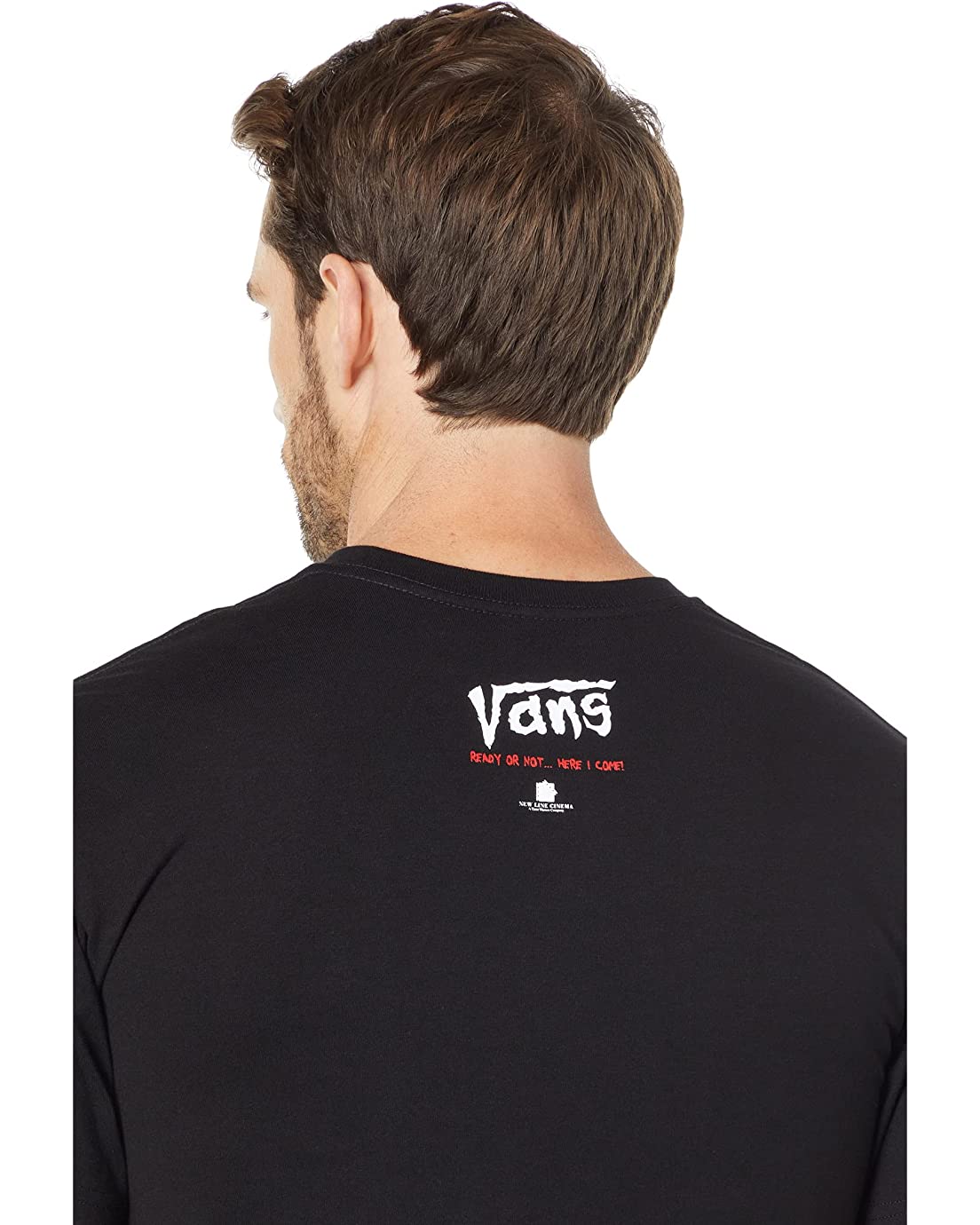 Vans Men's Short Sleeve Tee, (Nightmare On Elm Street) Black