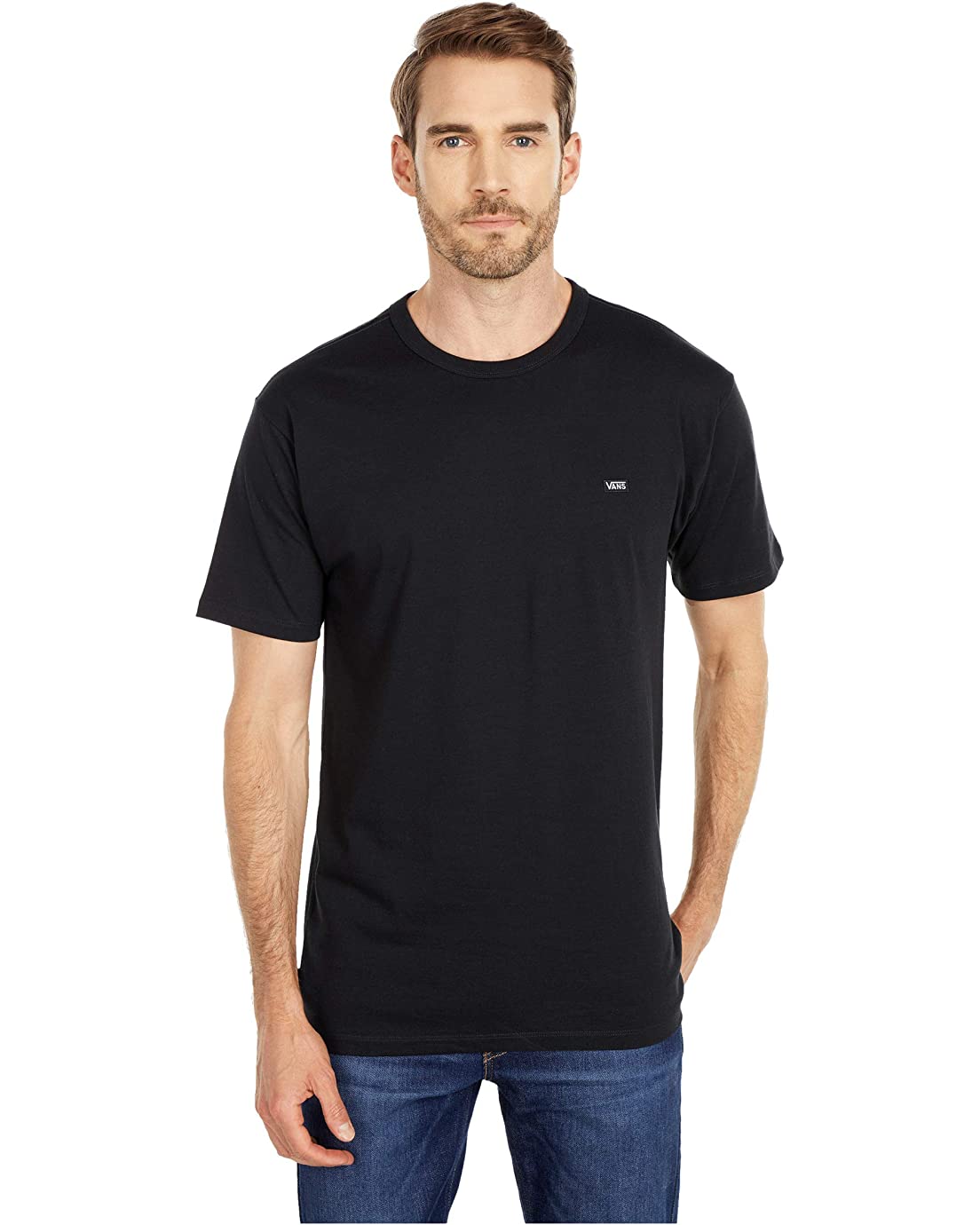 Vans Men's Short Sleeve Tee, (OTW Classic) Black/White