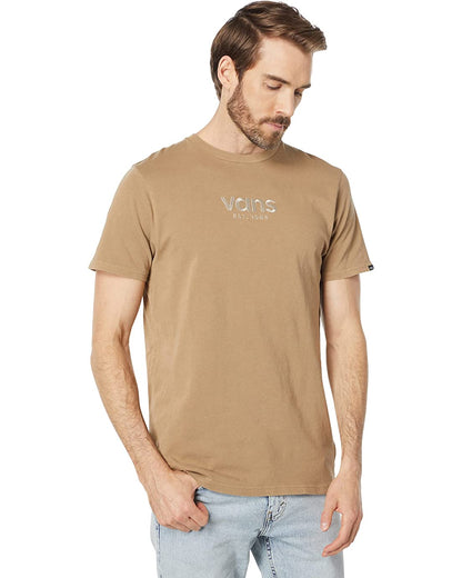 Vans Men's Short Sleeve Tee, Washed Desert Taupe