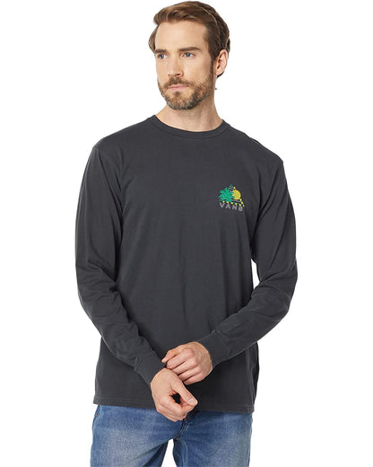 Vans Men's Long Sleeve (Palm Triangle Was BI Tee) Black